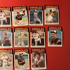 Topps 1983 Topps Baltimore Orioles 18 Card Lot Dan Ford Mike Flanagan