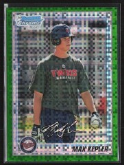 Max Kepler 2010 Bowman Chrome Green X-Fractor C #BCP203 Minnesota Twins