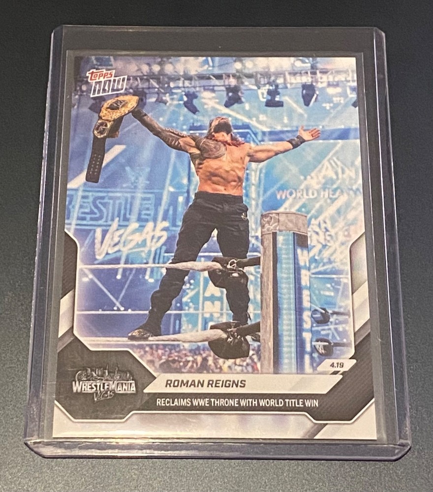 Roman Reigns – 2026 WWE Topps NOW – Reclaims WWE Crown PR: 6660 #51