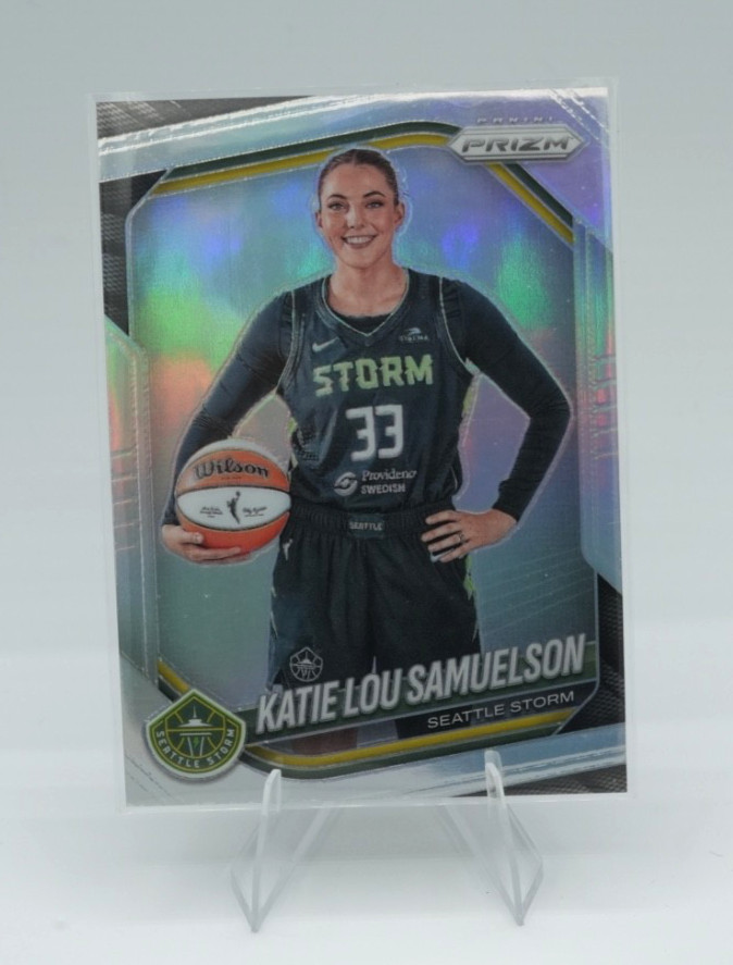 Katie Lou Samuelson 2025 Panini Prizm WNBA Silver Prizm #82 Storm