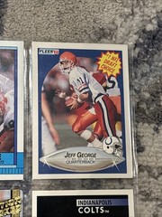 Jeff George 17 Card Lot Rookies and More