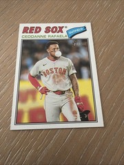 2026 Topps Ceddanne Rafaela 3 Card Lot-chrome Silver Sparkle, 2 Herit/topps Base