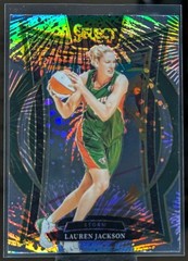 2025 Panini Select WNBA – Concourse Lauren Jackson #35 Silver Party Prizm
