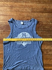 Women&rsquo;s New York Yankees Tank Top 1X Plus Size Soft as a Grape Navy NWT New