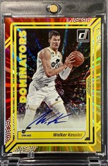 WALKER KESSLER RARE AUTO RED GOLD LASER HOLO REFRACTOR SSP INVESTMENT CARD MINT