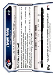 2026 Bowman Seojun Moon 1st Bowman Toronto Blue Jays #BP-127 5 Card Lot