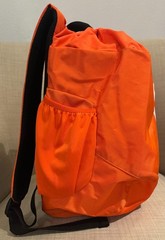 Brand New Wilson WNBA DRV Basketball Orange Backpack with Padded Shoulder
