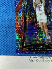 2025 Makayla Timpson 87 Panini Select WNBA Concourse Light Blue Disco 009/125 RC