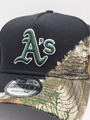 NewEra Oakland Athletics A&rsquo;s Realtree Camo Tearaway 9forty A-Frame Snapback Hat