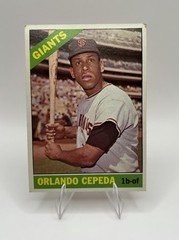 1966 Topps HOF Orlando Cepeda #132 San Francisco Giants Set Break