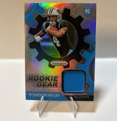 Panini 2025 Prizm Rookie Gear Tetairoa McMillan RGR-TMC Panthers RC Mem