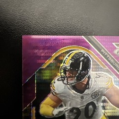 2025 Panini Prizm – Premier Jerseys T.J. Watt #PJY-TJW Purple Pulsar Prizm (MEM)