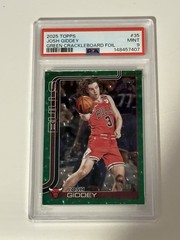 2025-26 Topps Chrome – Josh Giddey #48 Green Crackle Board /99