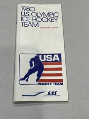 1980 Team USA Olympic Ice HOCKEY Official Media GUIDE Miracle on Ice Lake Placid