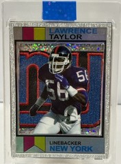 Lawrence Taylor LT Custom novelty art Handmade New York Giants Patch CARD