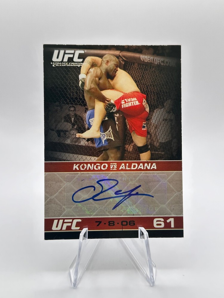 2009 Topps UFC Round 1 #ACK Cheick Kongo Autographs RC