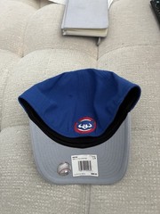 Nike Dri-FIT Chicago Cubs Flex Fit Cap Gray Blue MLB Baseball Men L/XL