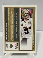Drew Brees Custom novelty art New Orleans Saints Patch Handmade 1/1 CARD