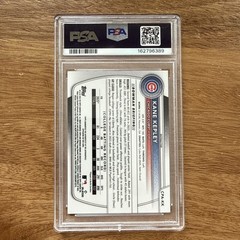 2025 Bowman Draft Kane Kepley Chrome Refractor Auto /499 Chicago Cubs -PSA 9