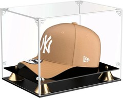 Hat Display Case, Acrylic Baseball Cap Display Box, UV Fade Protection, Solid