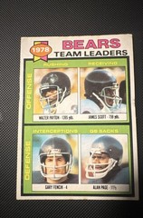 1979 Topps – Team Leaders Walter Payton, Alan Page, Gary Fencik #132