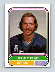 1975-76 O-Pee-Chee WHA #75 Marty Howe Houston Aeros