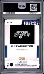 2023-24 Panini Instant Draft Night 2023 Victor Wembanyama #DN-1 RC PSA 10