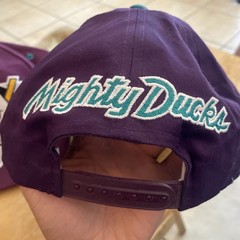 Vtg American Needle Anaheim Mighty Ducks SnapBack Hat Blockhead Specialties Lot
