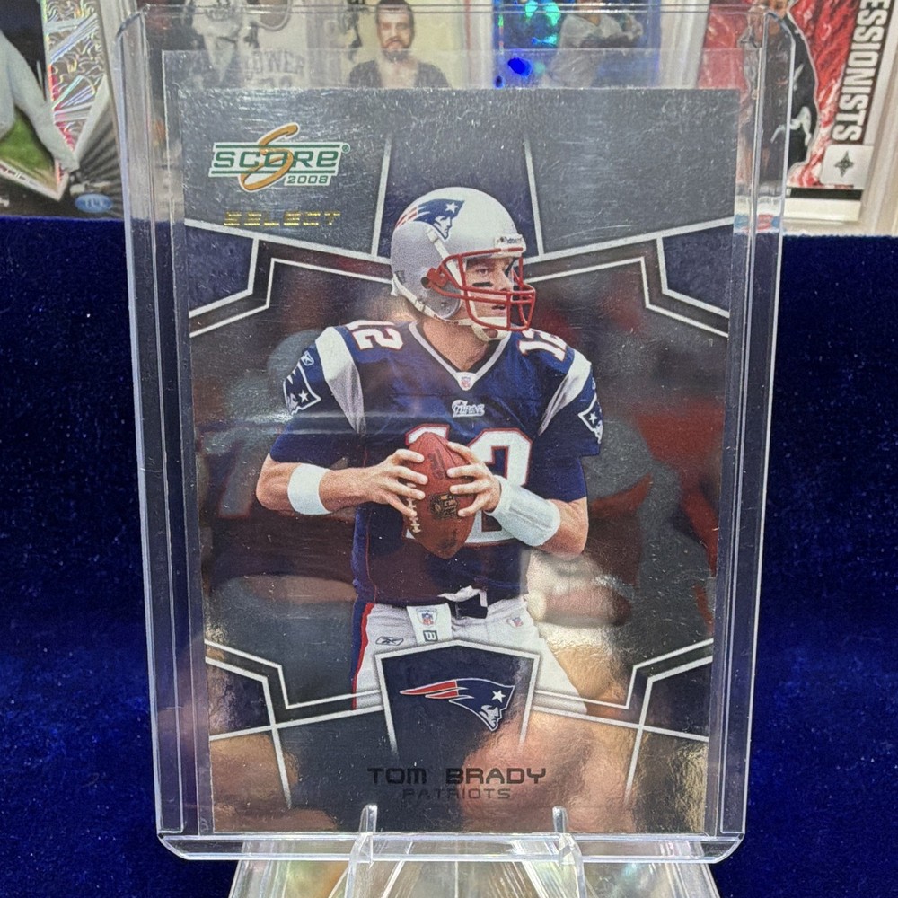 Tom Brady 2008 Score Select #182 New England Patriots Insert