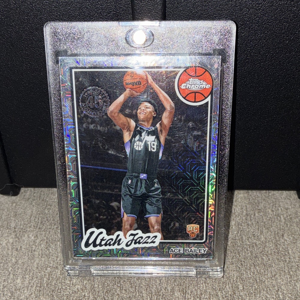 Topps Ace Bailey Utah Jazz Rookie 2025-26 1980-81 Chrome Silver Pack TC-AB