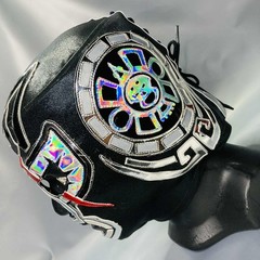 Mil Muertes Wrestling Lucha Libre Semi Professional Mask Luchador Mascara Black