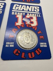 1998 New York Giants Tailgate Club Nickel Silver Coins Strahan Way Armstead Kan…