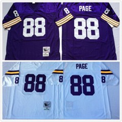 Vintage Alan Page #88 Vikings Throwback Stitched Jersey