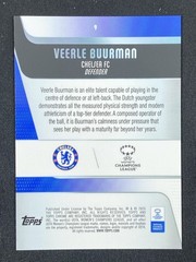 Veerle Buurman 2025-26 Topps Chrome UWCL Aqua Refarctor Base RC /199 #9