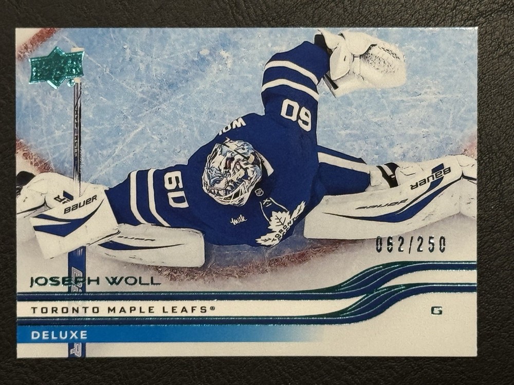 2025-26 UD Extended Series – Joseph Woll #620 DELUXE /250