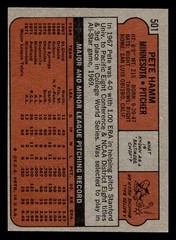 1972 Topps #501 Pete Hamm Ex-Mint Twins ID:422654