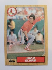 1987 TOPPS JACK CLARK #520 NM