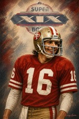JOE MONTANA SUPER BOWL 19, 24 MVP CUSTOM 11&Prime;x7&Prime; ART PRINT ~ YOU CHOOSE – 49ers