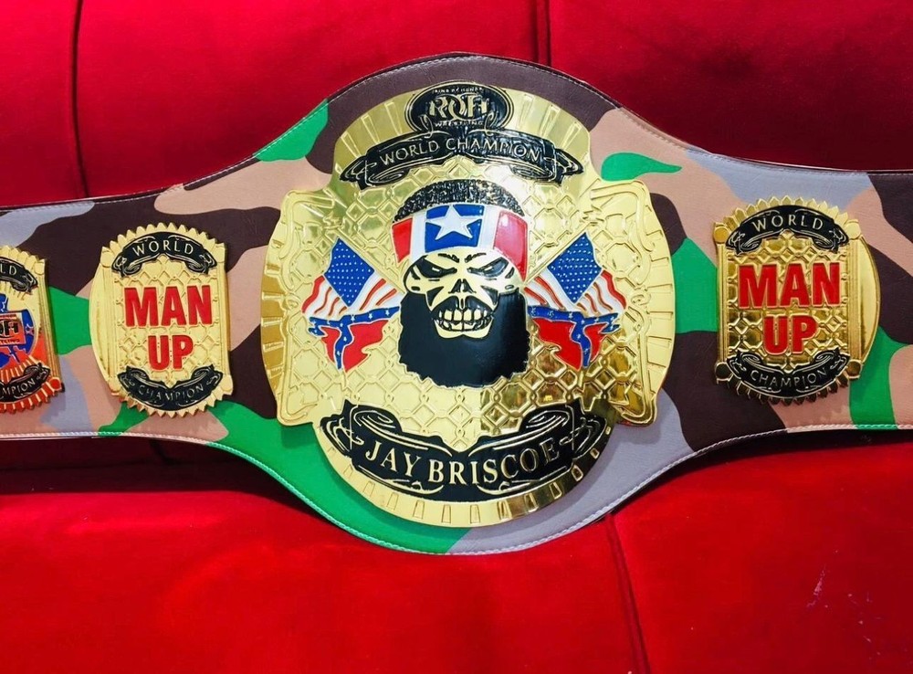 ROH Jay Briscoe World Heavyweight Wrestling Championships Belt 2mm/4mm