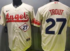 Mike Trout Los Angeles Angels City Connect Jersey Stitched Men&rsquo;s S-3XL
