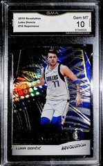 2019-20 Revolution Supernova #10 Luka Doncic Dallas Mavericks Graded GEM MINT GM