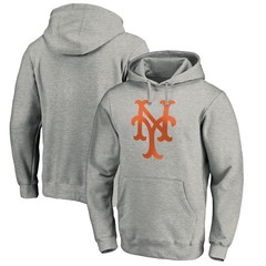 Men&rsquo;s Heather Gray New York Mets Cooperstown Collection Huntington Logo Fitted