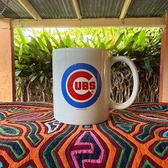Chicago Cubs Coffee Mug Lot of 3 – 2000 Schedule + Cartoon Stadium + Classic Log