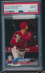PSA 10 SHOHEI OHTANI/OTANI 2018 TOPPS LIVING PORTRAIT LA DODGERS RC GEM MINT