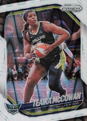 2025 Panini Prizm WNBA – Teaira McCowan White Seismic Prizm