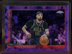 2025-26 Topps Chrome Sapphire Edition Jose Alvarado Purple /75 #144