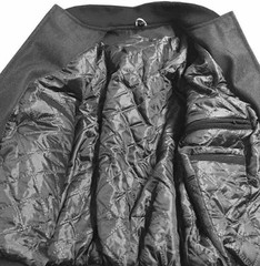 NY Yank-ees Black Wool and Leather Sleeves Varsity Bomber Jacket For Men