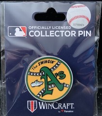 OAKLAND ATHLETICS THE SWINGIN&rsquo; A&rsquo;S COOPERSTOWN LOGO COLLECTOR PIN