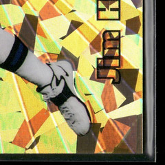 1998 Bowman&rsquo;s Best Jim Harbaugh Atomic Refractor #/100 Serial #071/100 EX