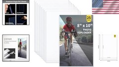 Versatile 25-Pack 8×10 Photo Holders – Toploaders for Art Protection